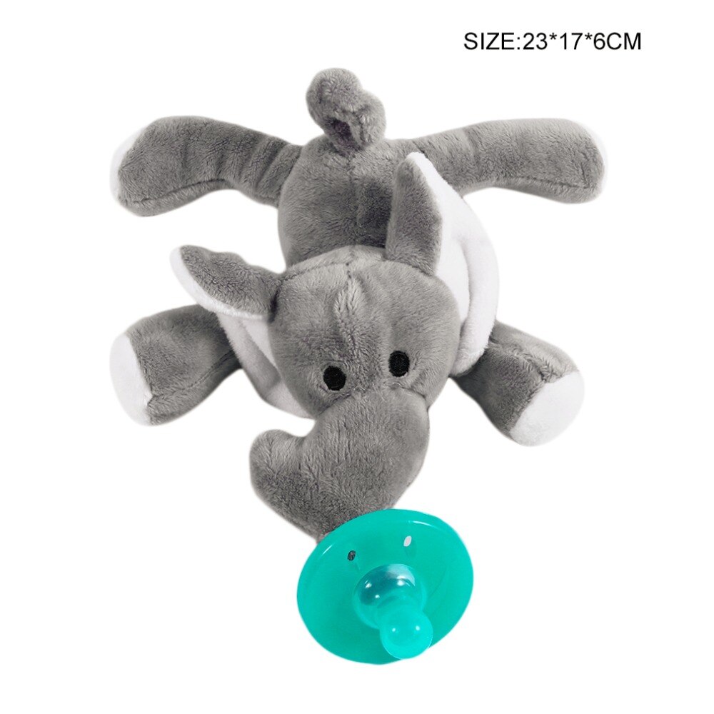 Pacifier with Stuffed Animal Toy Soother